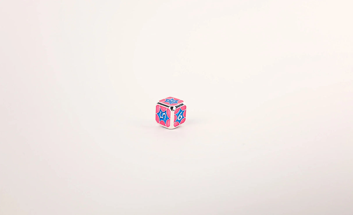 LPG Dice RPG Set Leadlight Blue/Pink/Silver