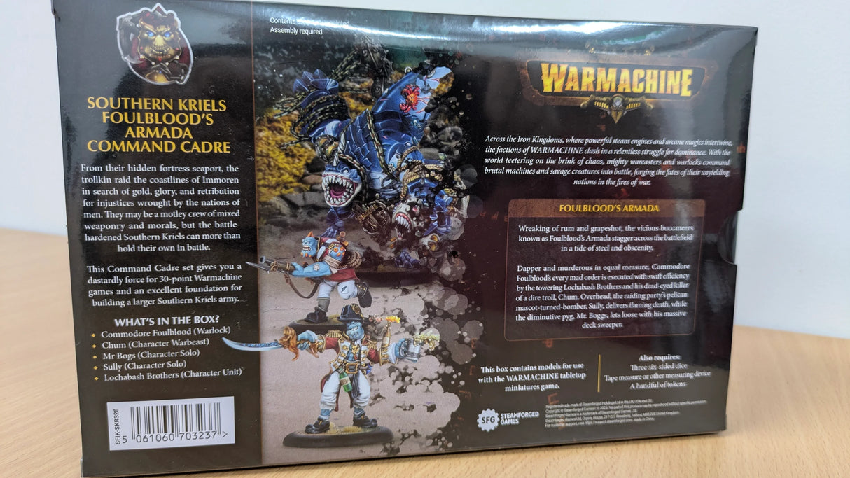 Warmachine: Foulblood's Armada Command Cadre