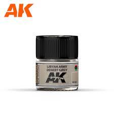 AK Interactive Real Colors - Acrylic Lacquer Paint 10ml bottle - LIBYAN ARMY DESSERT GREY