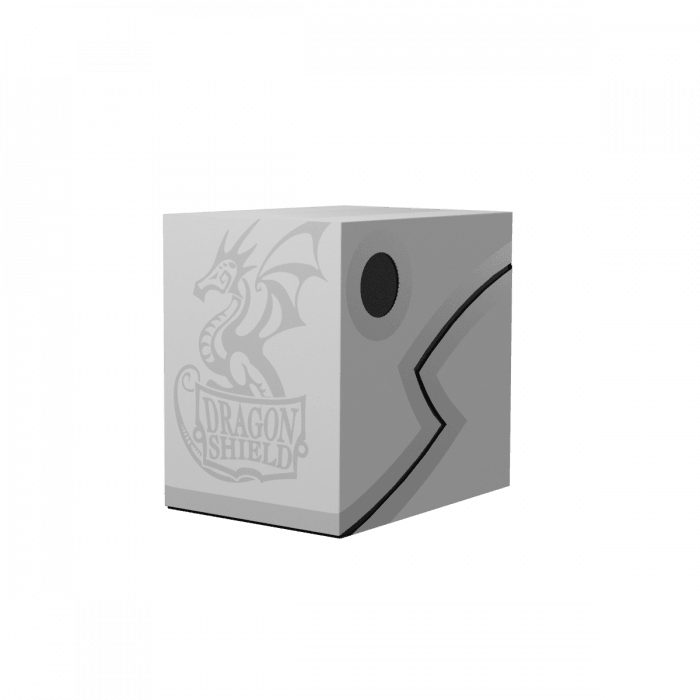 Dragon Shield: Deck Box – Double Shell – Ashen White/Black