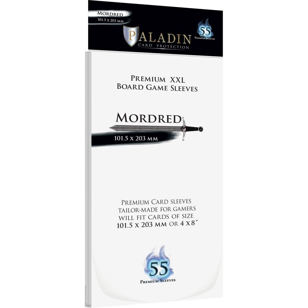 Paladin Clear Sleeves - Mordred (101.5mm X 203mm) (55 Sleeves Per Pack)