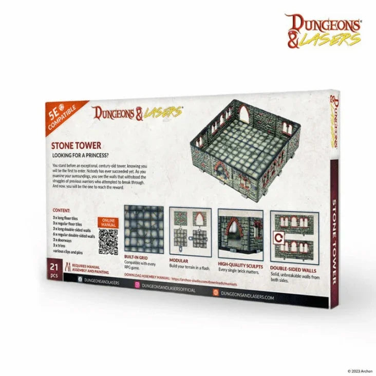 Dungeons & Lasers: Expansion Bits - Stone Tower
