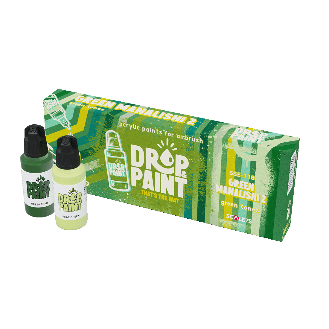 Scale 75 - Drop and Paints - Green Manalishi 2 Paint Set