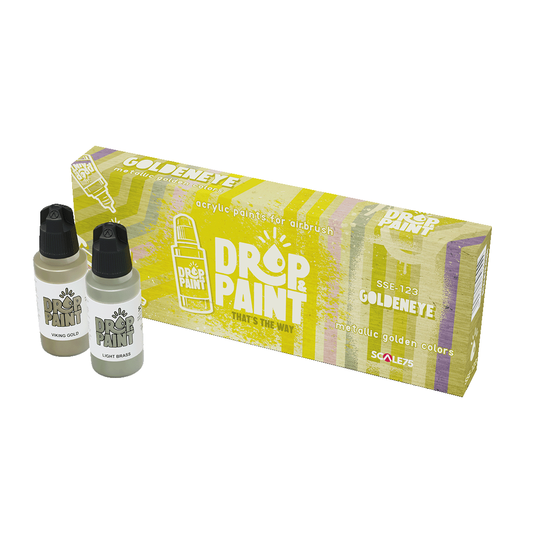 Scale 75 - Drop and Paints - Goldeneye Paint Set