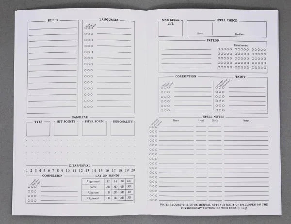 Dungeon Crawl Classics - DCC Digest Sized Character Folio