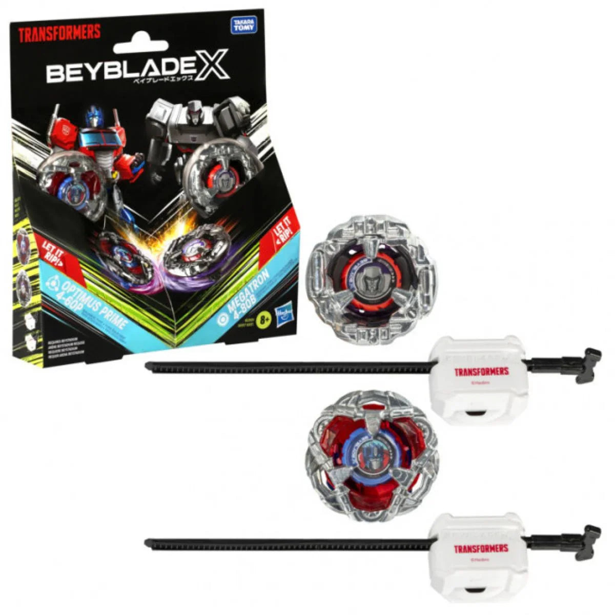 Beyblade - X - Transformers Optimus Prime 4-60P / Starscream 4-80B