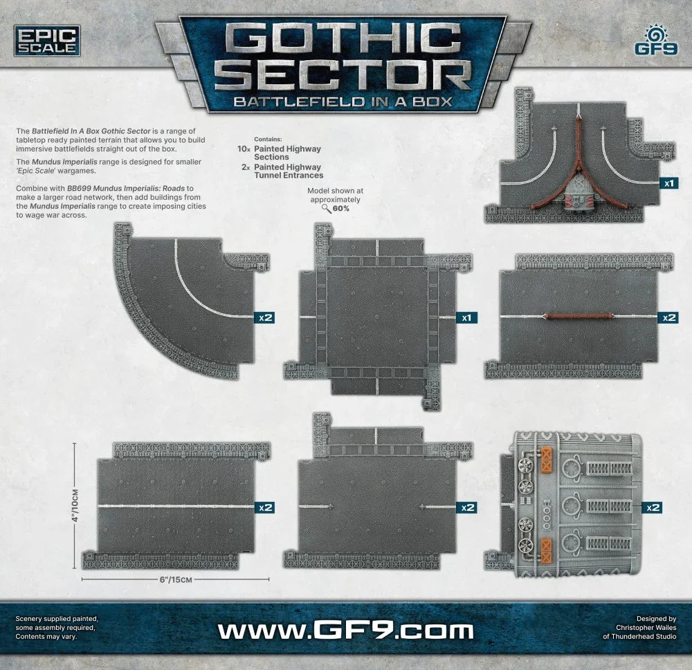 Battlefield in a Box: Gothic Sector – Mundus Imperialis: Highways