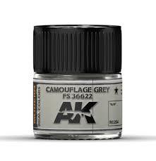 AK Interactive Real Colors - Acrylic Lacquer Paint 10ml bottle - CAMOUFLAGE GREY FS 36622