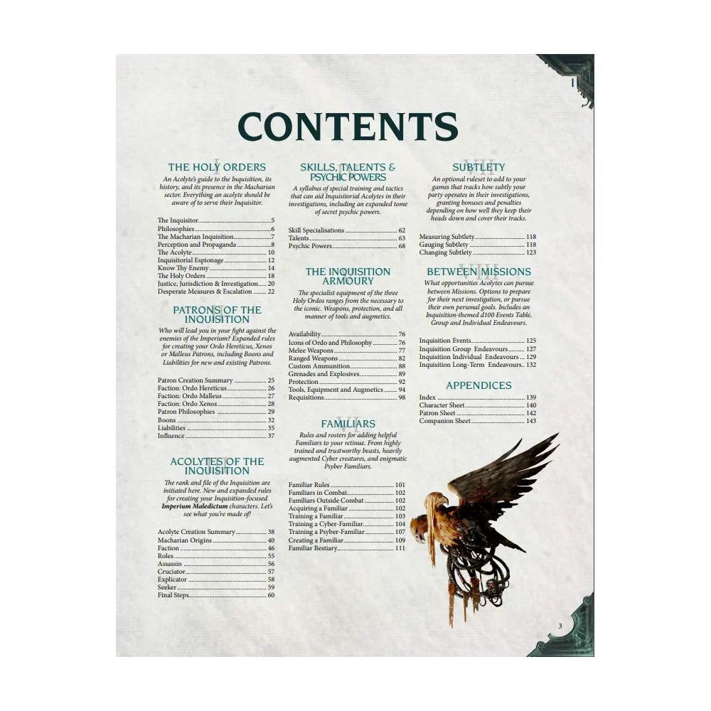 Warhammer 40k RPG Imperium Maledictum Inquisition Players Guide