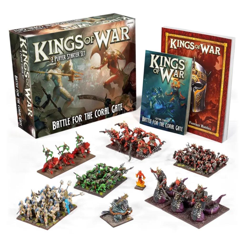 Kings of War - 2 Player Starter Set - Battle For The Coral Gate