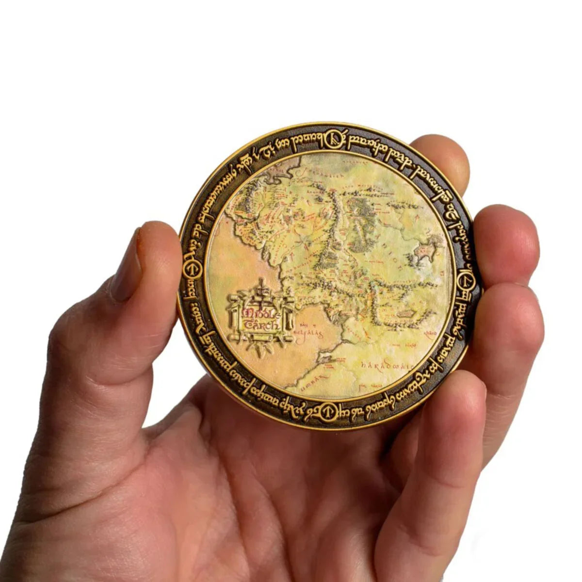 Lord of the Rings: Middle Earth Map Deluxe Coin