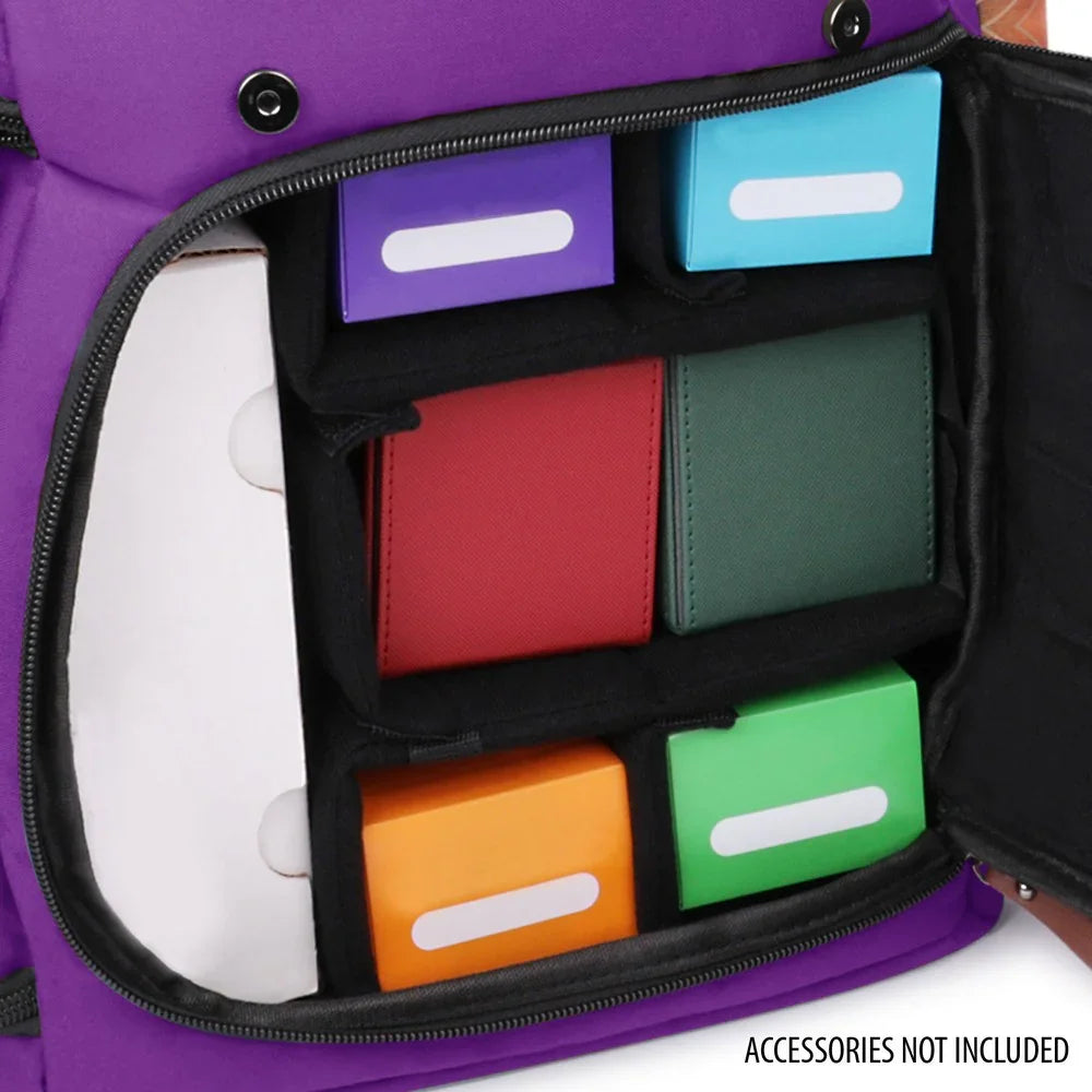 Enhance Designer Edition - Full Size Trading Card Storage Box Backpack - Purple