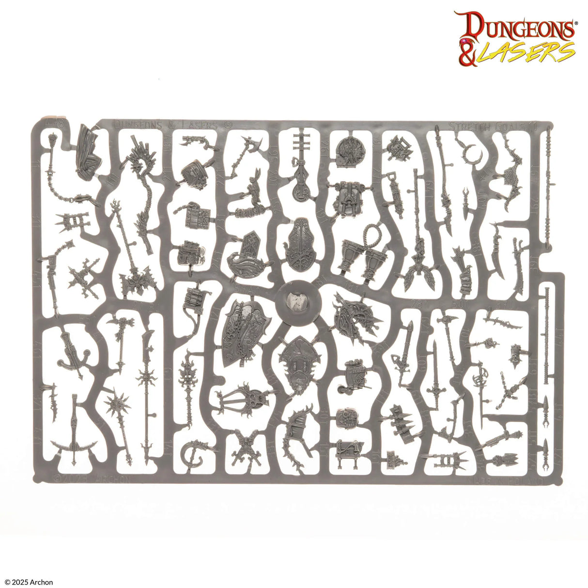Dungeons & Lasers: Miniatures - Adventurer's Gear Set