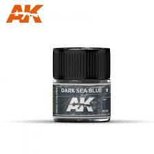AK Interactive Real Colors - Acrylic Lacquer Paint 10ml bottle - DARK SEA BLUE