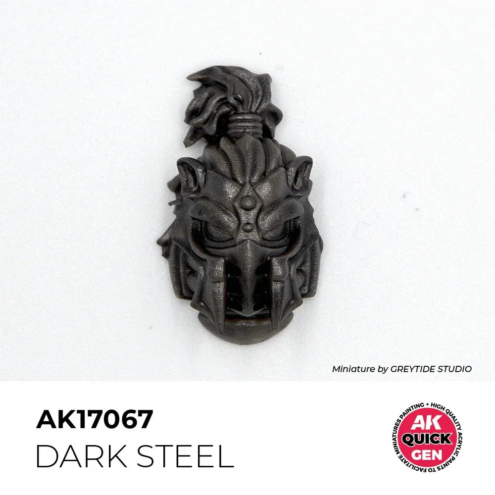 AK Interactive - Quick Gen - Dark Steal 18 ml