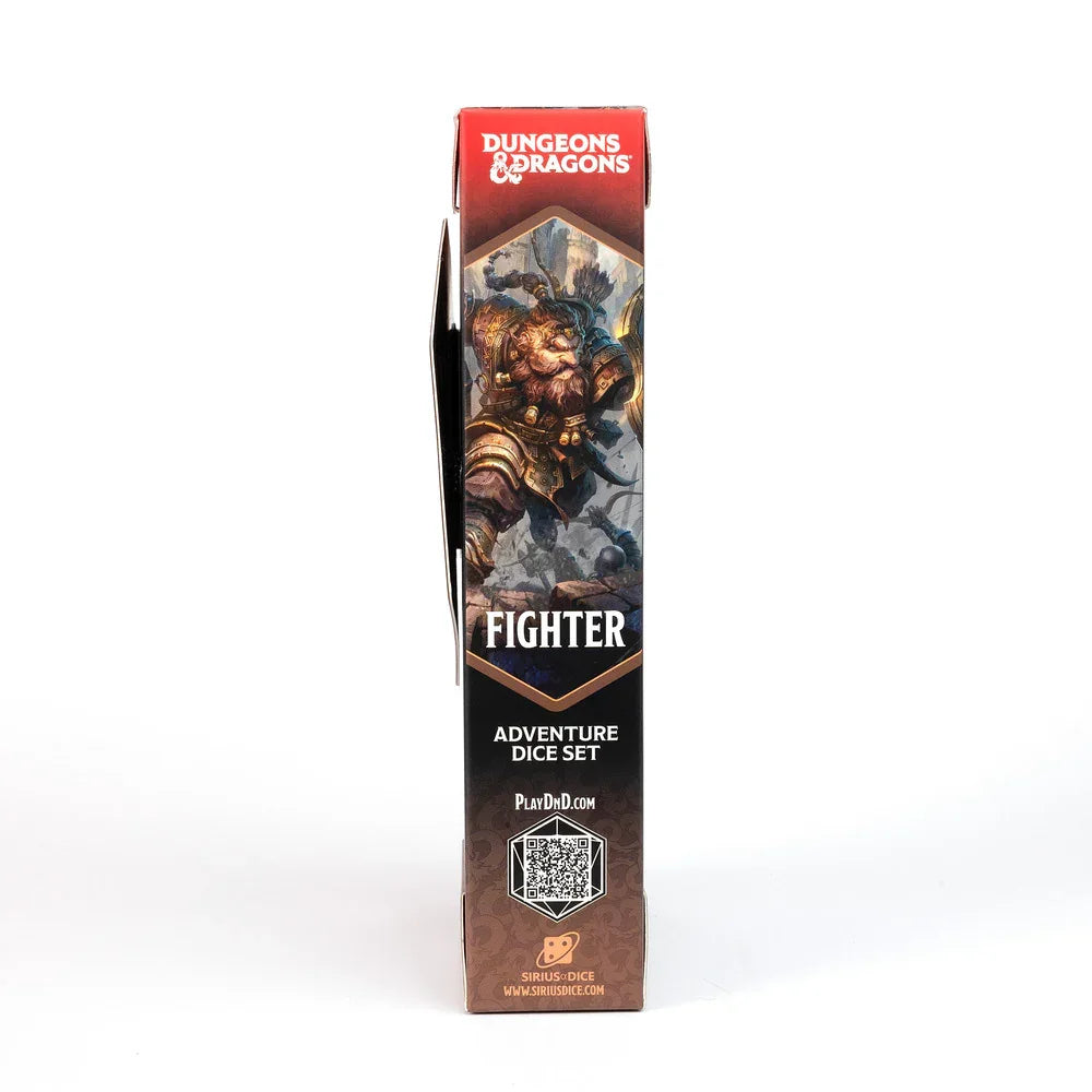 Sirius Dice - D&D Adventure Dice - Fighter - Blue