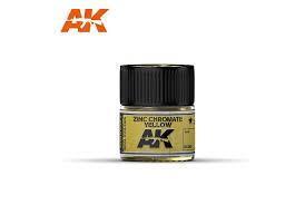 AK Interactive Real Colors - Acrylic Lacquer Paint 10ml bottle - ZINC CHROMATE YELLOW