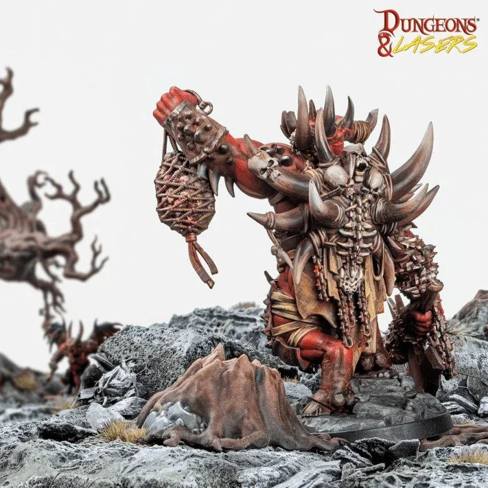 Dungeons & Lasers: Miniatures - Baef The Horned Demon