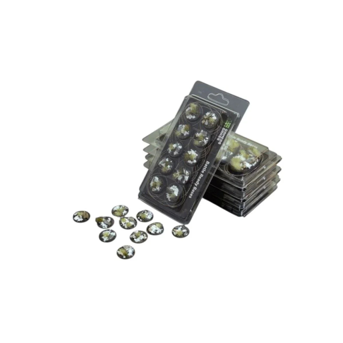 Gamers Grass - Battle Ready Bases - Winter - Round 25mm (x10)