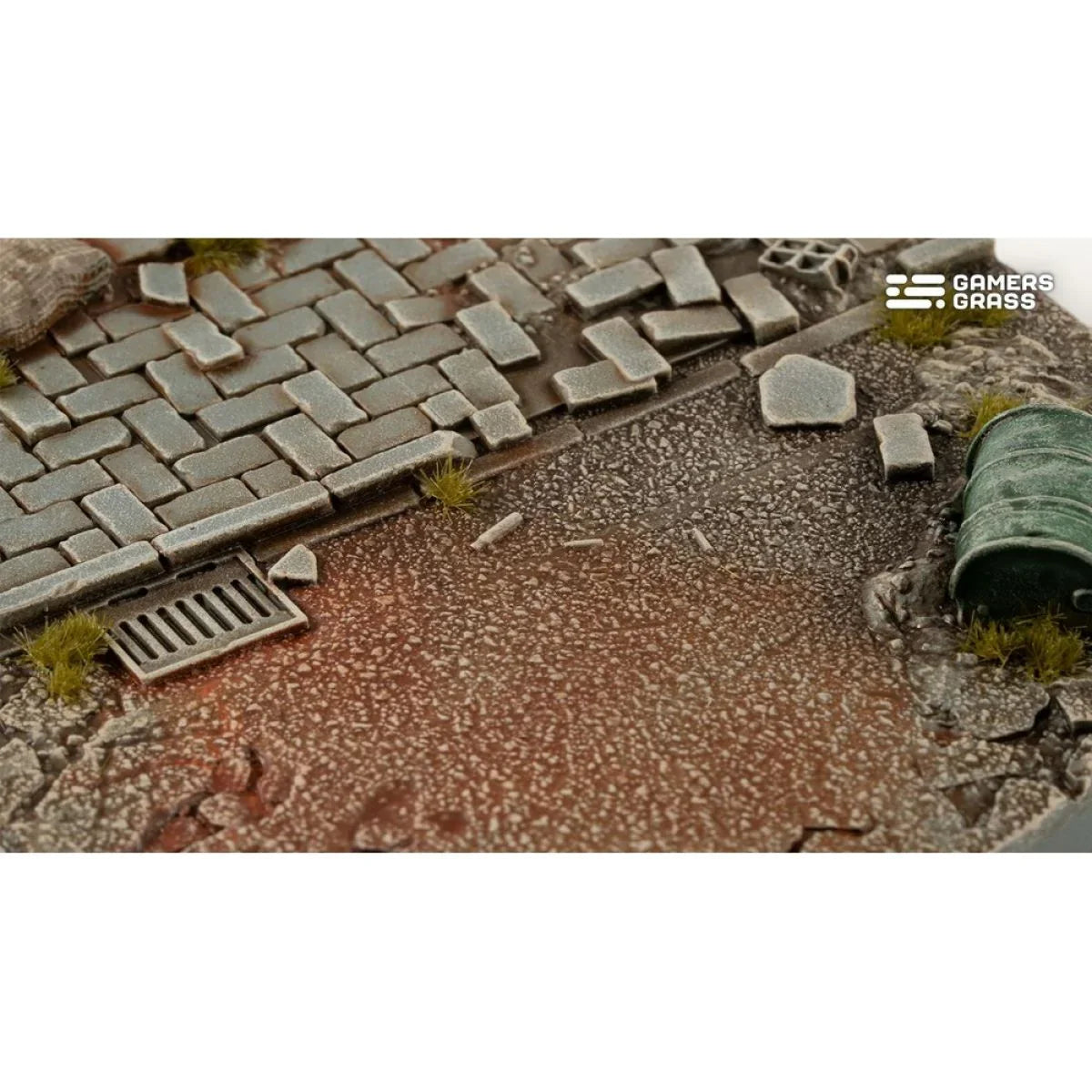 Gamers Grass - Battle Ready Bases - Urban Warfare - Round 90mm (x1)