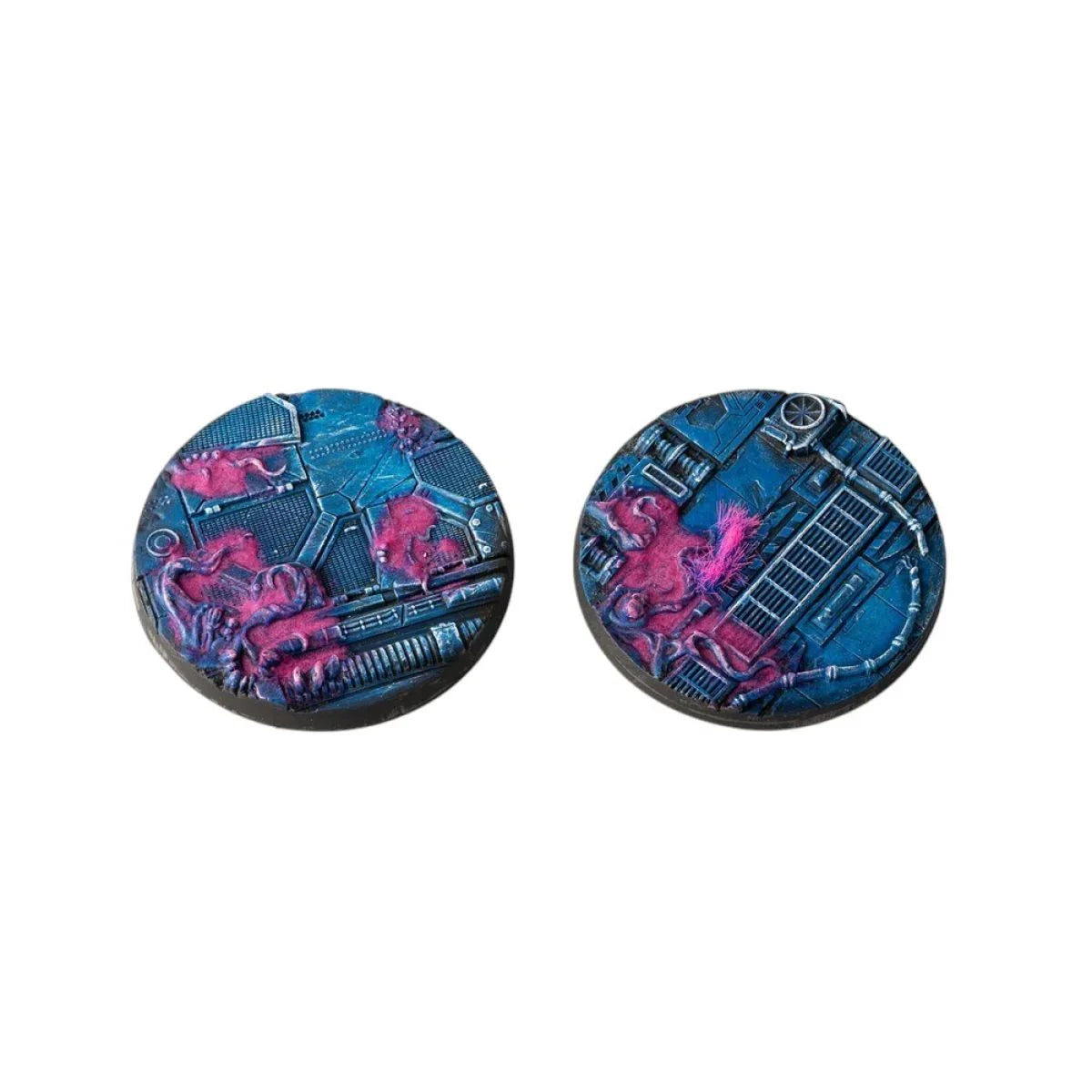 Gamers Grass - Battle Ready Bases - Alien Infestation - Round 60mm (x2)