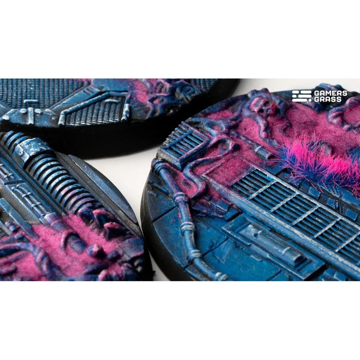 Gamers Grass - Battle Ready Bases - Alien Infestation - Round 60mm (x2)