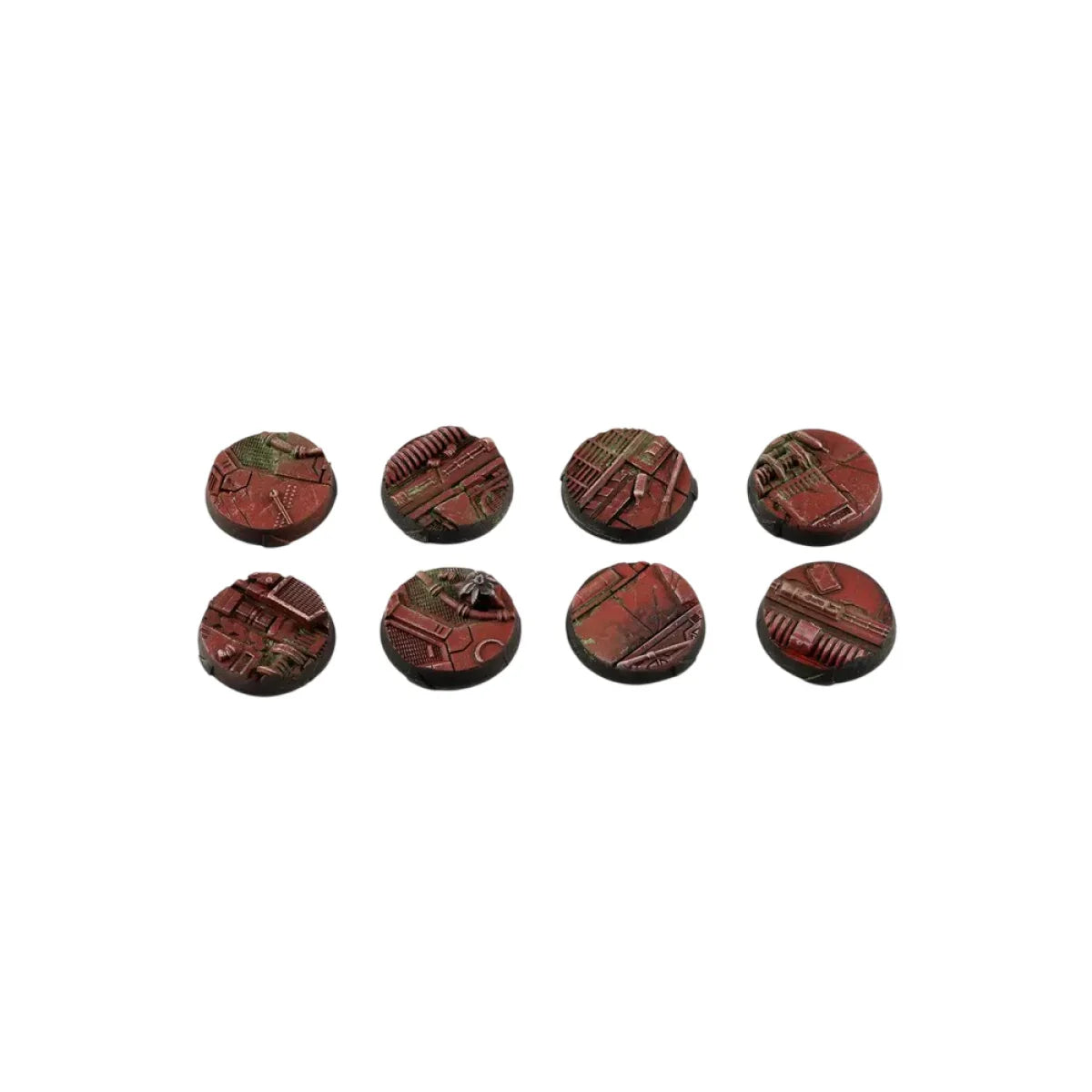 Gamers Grass - Battle Ready Bases - Nomad Crew Deck - Round 25mm (8x)
