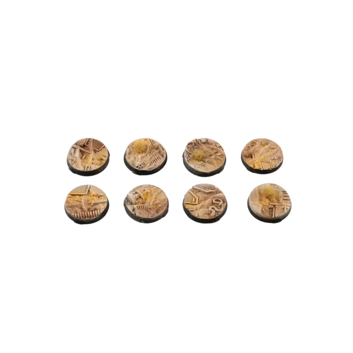 Gamers Grass - Battle Ready Bases - Dunes of Bourak - Round 25mm (8x)