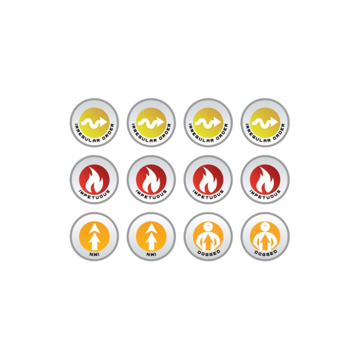 Micro Art Studio - Infinity Token Sets - N4 Infinity Tokens Warband (12)