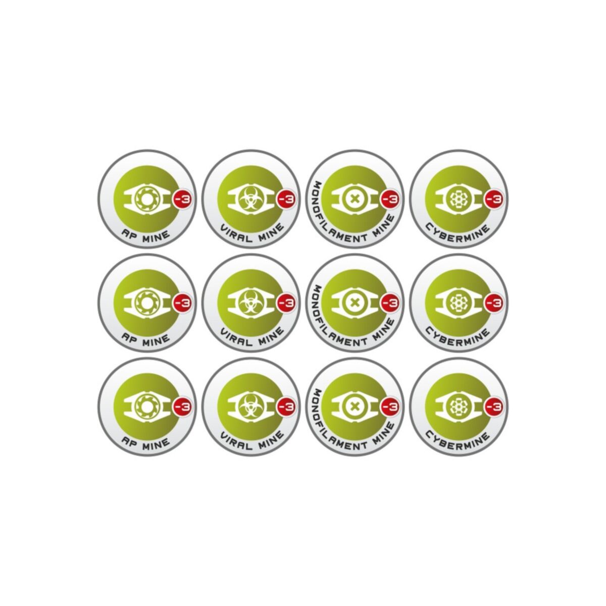 Micro Art Studio - Infinity Token Sets - N4 Infinity Tokens Deployables 2 (12)
