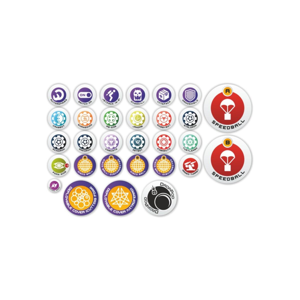 Micro Art Studio - Infinity Token Sets - N5 new tokens set (30)