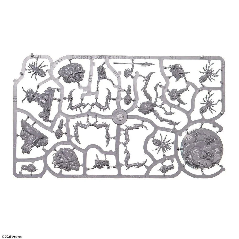 Dungeons & Lasers: Miniatures - Cave Spiders