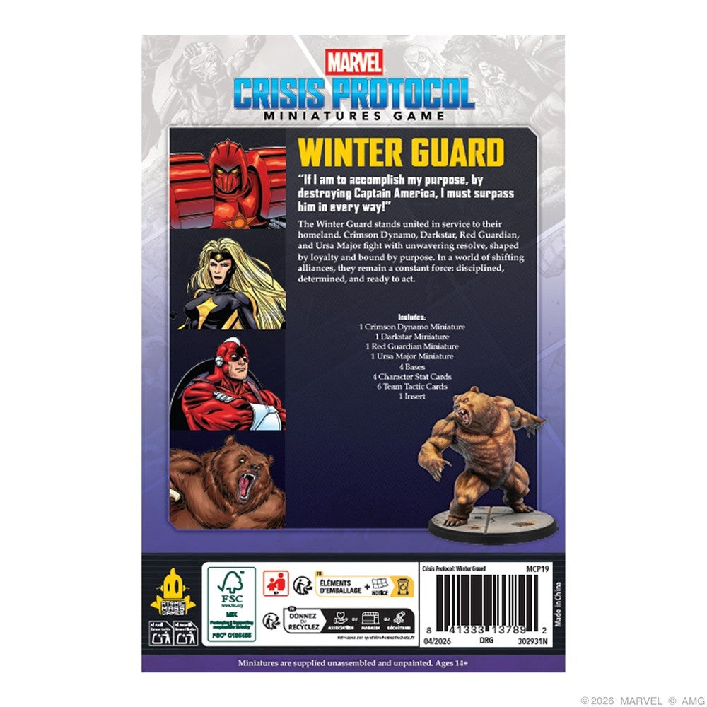 Marvel: Crisis Protocol – Winter Guard Affiliation Pack - Pre-Order