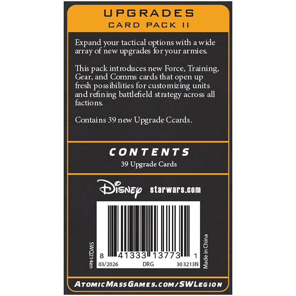 Star Wars: Legion – Upgrade Card Pack II - Pre-Order