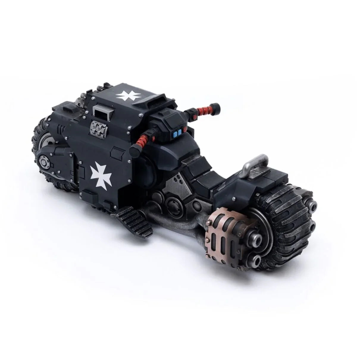 Warhammer Collectibles: 1/18 Scale Space Marines Black Templars Outriders - Pre-Order