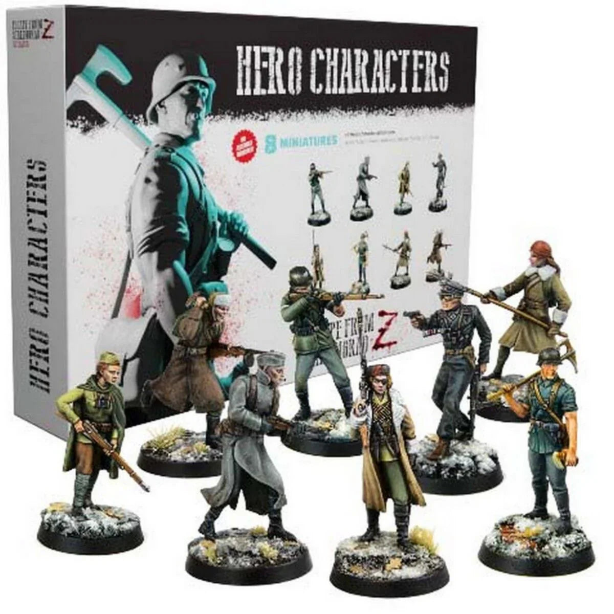 Raybox Games: Escape from Stalingrad Z: Hero Miniatures Set - Pre-Order