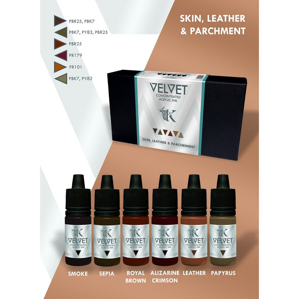Kimera - Velvet Inks Skin - Leather - Parchment