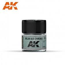 AK Interactive Real Colors - Acrylic Lacquer Paint 10ml bottle - RLM 65 (1938)