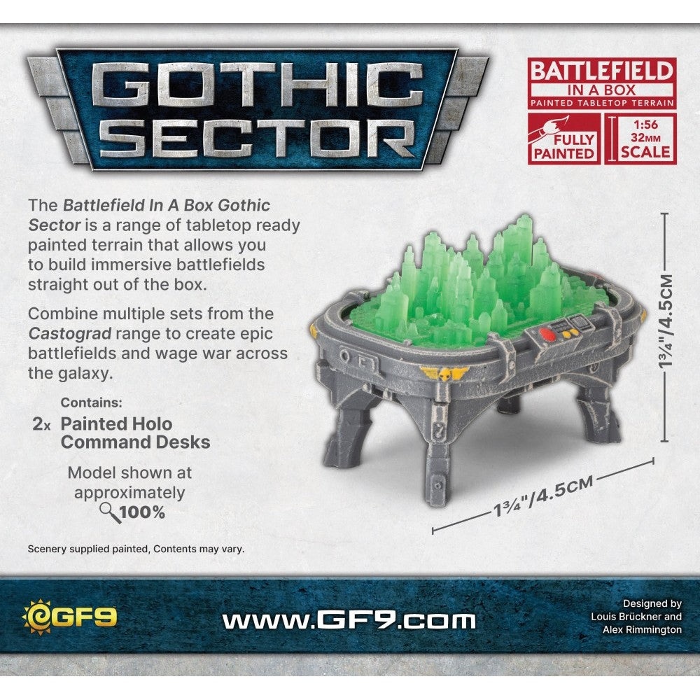Battlefield in a Box: Gothic Sector – Castograd Holo Command Desk