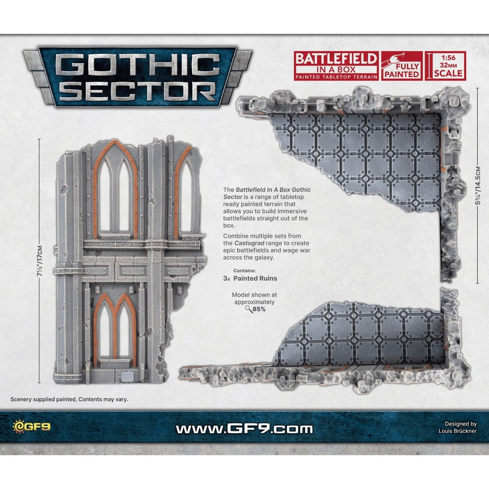 Battlefield in a Box: Gothic Sector – Castograd Warehouse Big Ruins