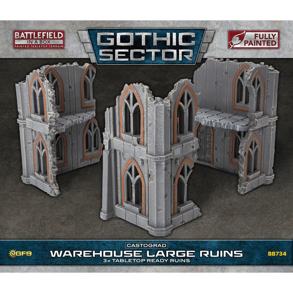 Battlefield in a Box: Gothic Sector – Castograd Warehouse Big Ruins