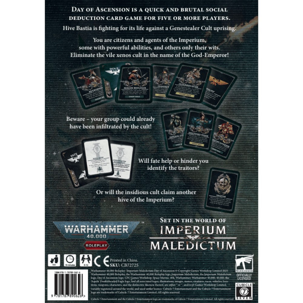 Warhammer 40000 Day of Ascension Card Game