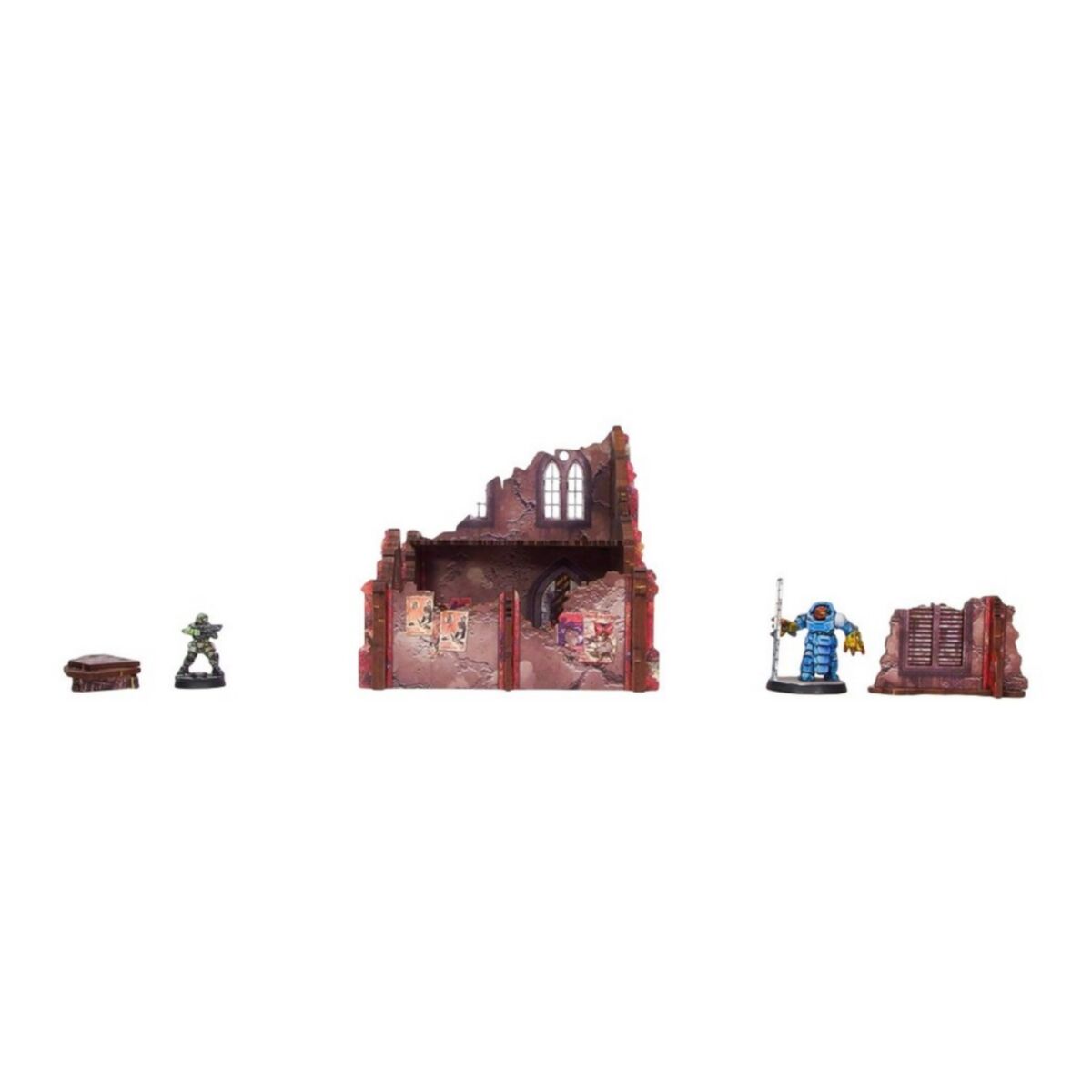 Micro Art Studio - Imperial KT Secundus Stronghold (3) PREPAINTED - Pre-Order