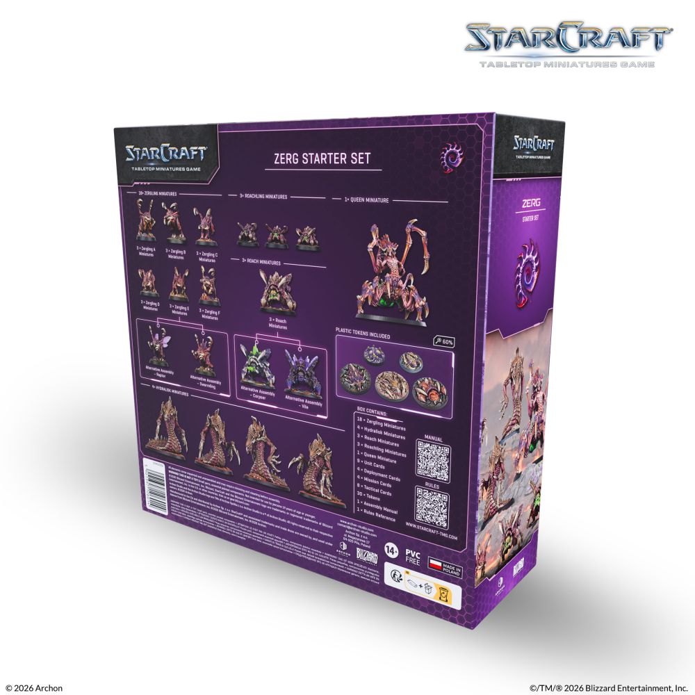Starcraft Miniatures Games: Zerg Starter Set - Pre-Order