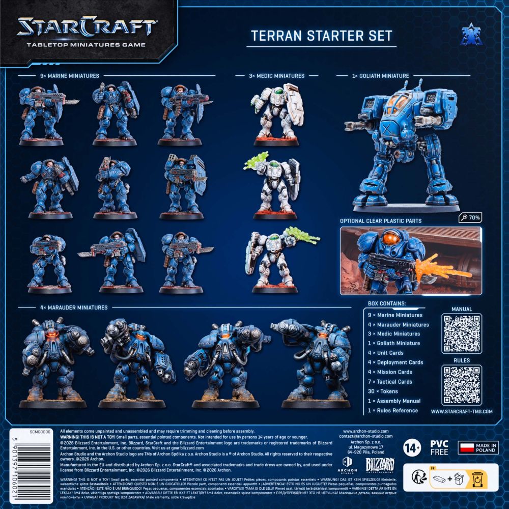 Starcraft Miniatures Games: Terran Starter Set - Pre-Order
