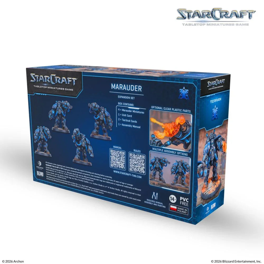 Starcraft Miniatures Games: Terran - Marauder - Expansion Set - Pre-Order