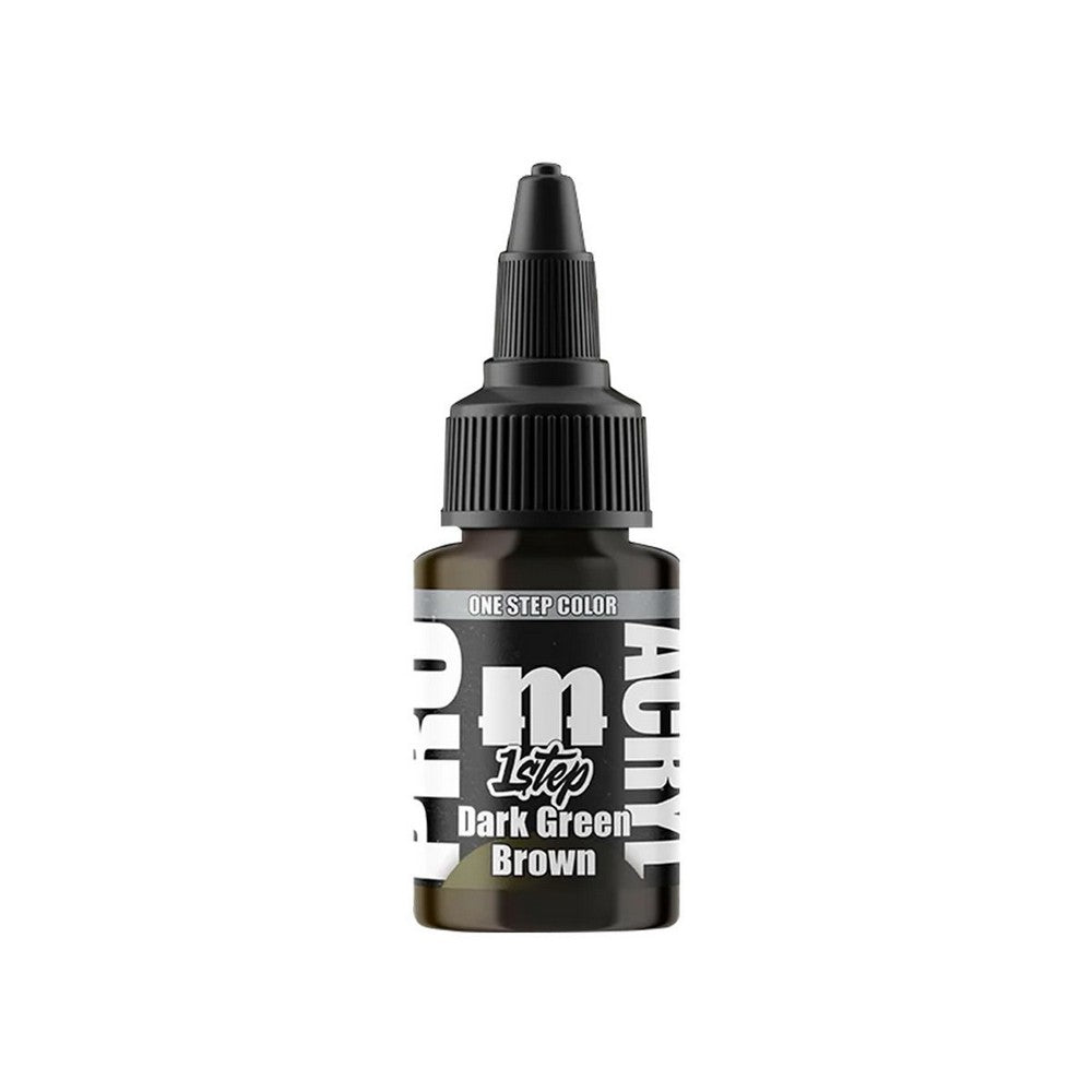 Monument Hobbies - Pro Acryl - 1-Step Dark Green Brown - Pre-Order