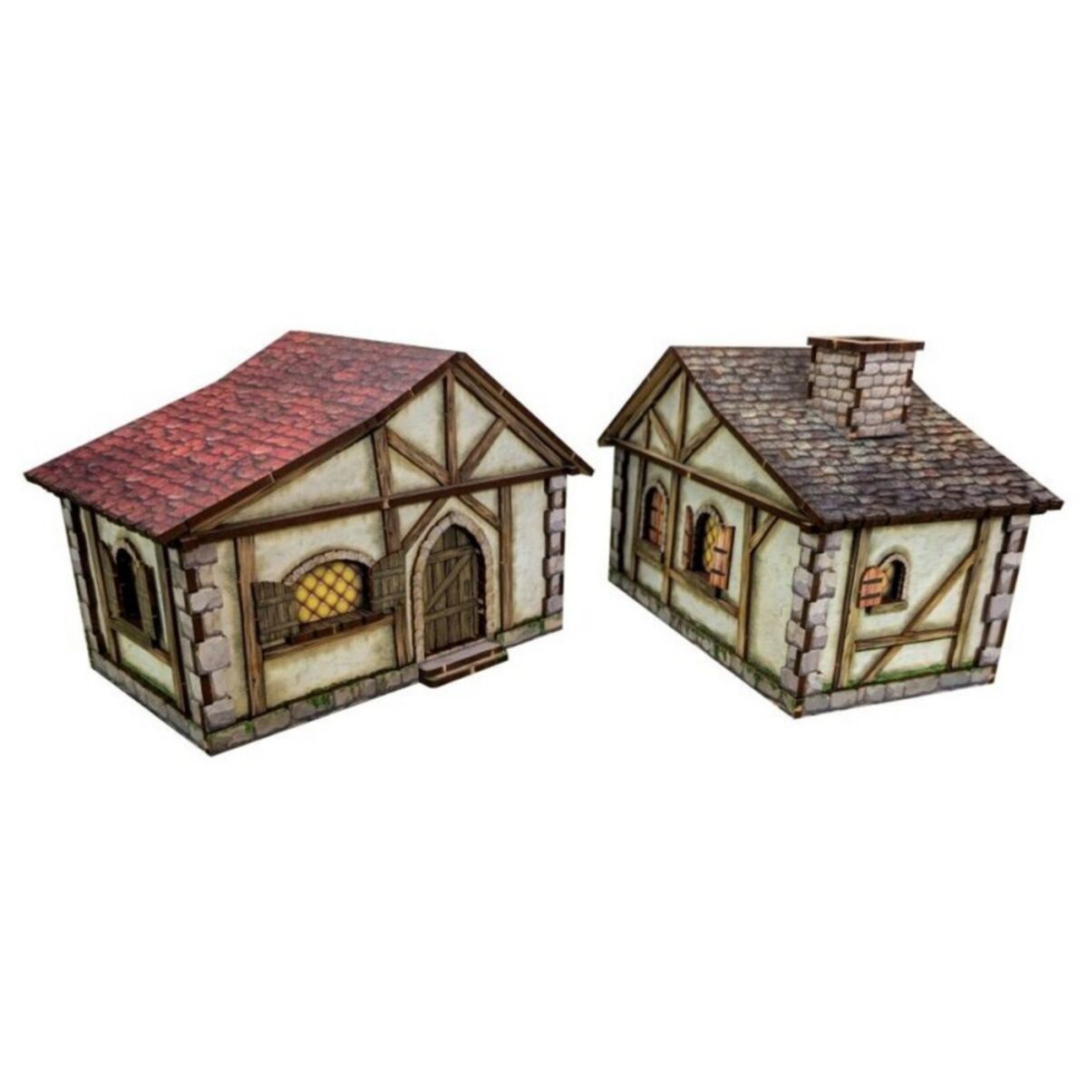Micro Art Studio - Fantasy Cottages (2) PREPAINTED - Pre-Order