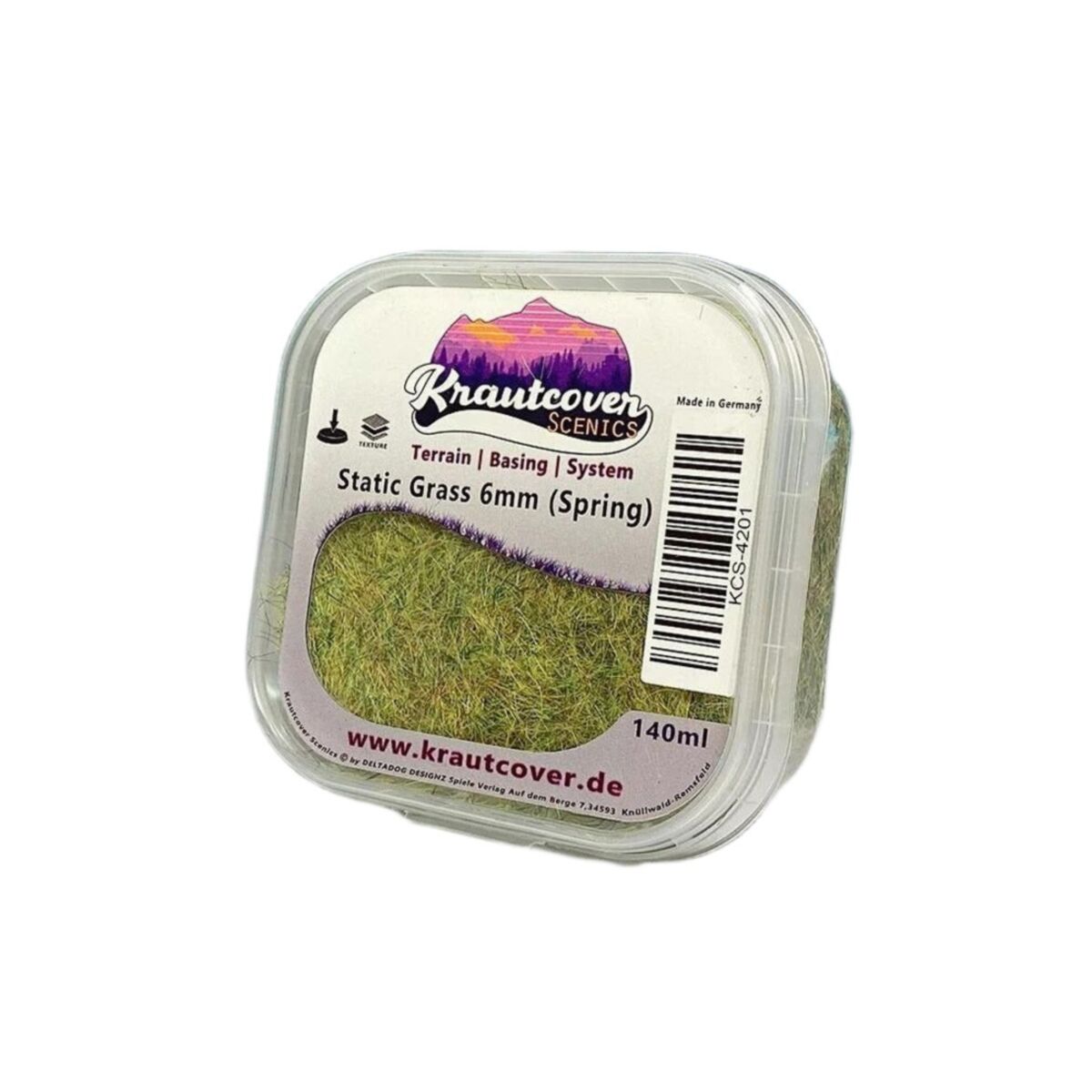 Krautcover Scenics - Static Grass Spring 6mm (140ml) - Pre-Order