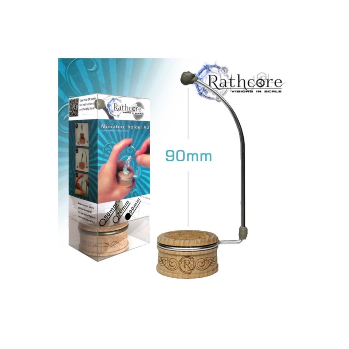 Rathcore - Miniature Holder V;3 (90mm) - Pre-Order